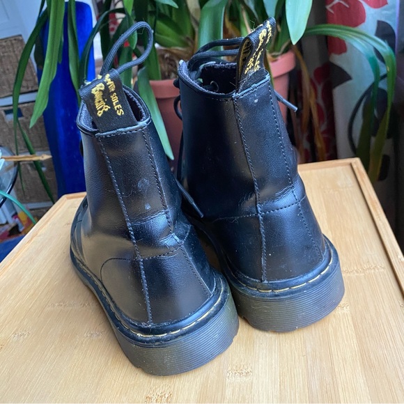 Dr Doc Martens Black Luana Womens Leather Boots Size 9 - Picture 6 of 11